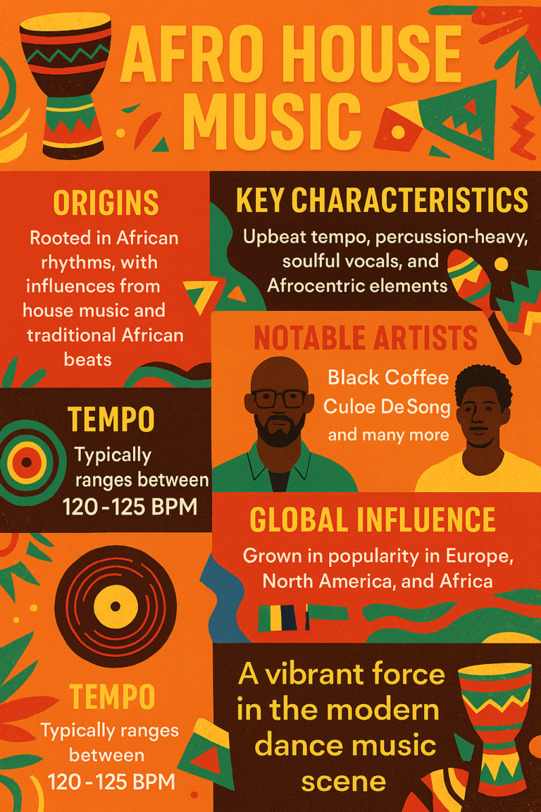 infographic afro house play house